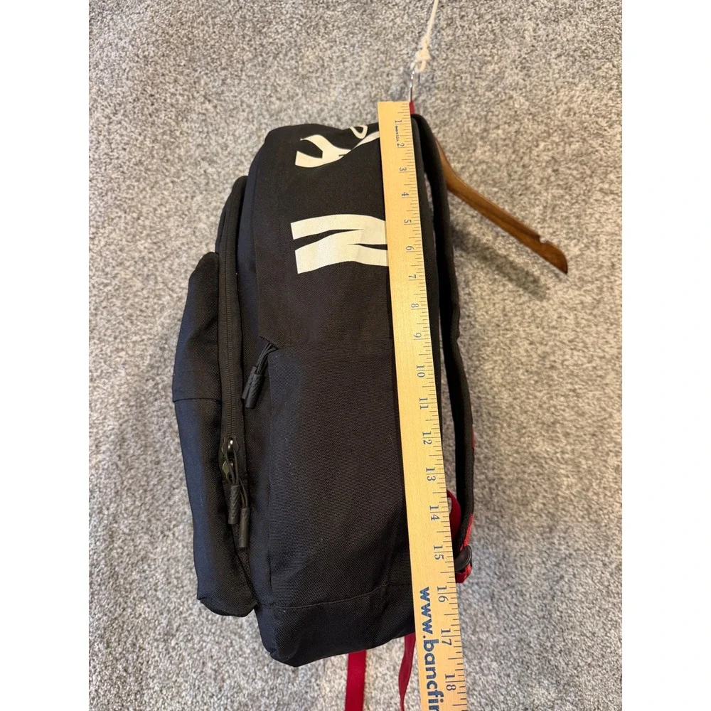 Jordan Backpack Unisex Black Red Jumpman Logo School Sports Travel Bag *